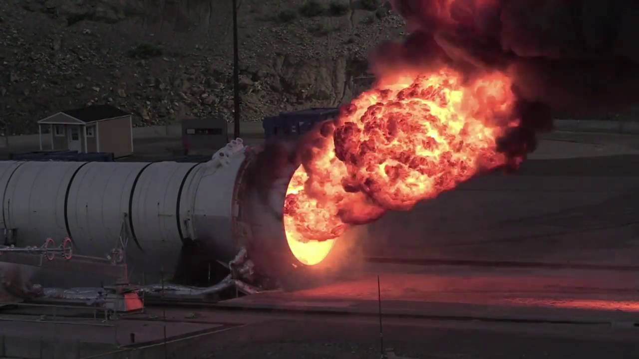 QM-2 test of Orbital ATK-built NASA SLS booster