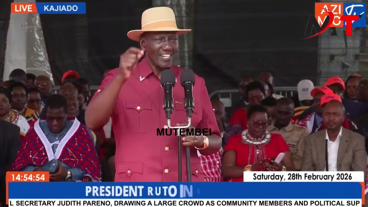 “RAILA ALITUWACHA NA MASOMO! PRESIDENT RUTO REMARKS AT PS JUDITH PARENO HOMECOMING!