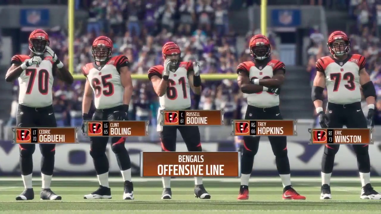 Madden 18 - Cincinnati Bengals  vs  Baltimore Ravens      - Full Game Simulation Nation