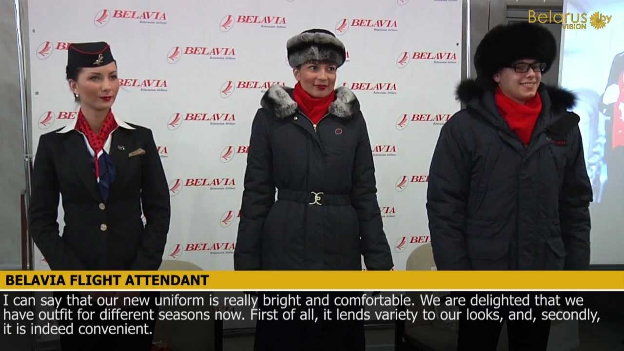 Belavia Airline Uniform Presentation
