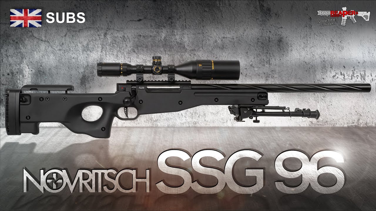[Review] NOVRITSCH SSG96 (L96, G22, AWM, AWP) 6mm Federdruck Sniper - Airsoft/Softair (DE, EN Subs)