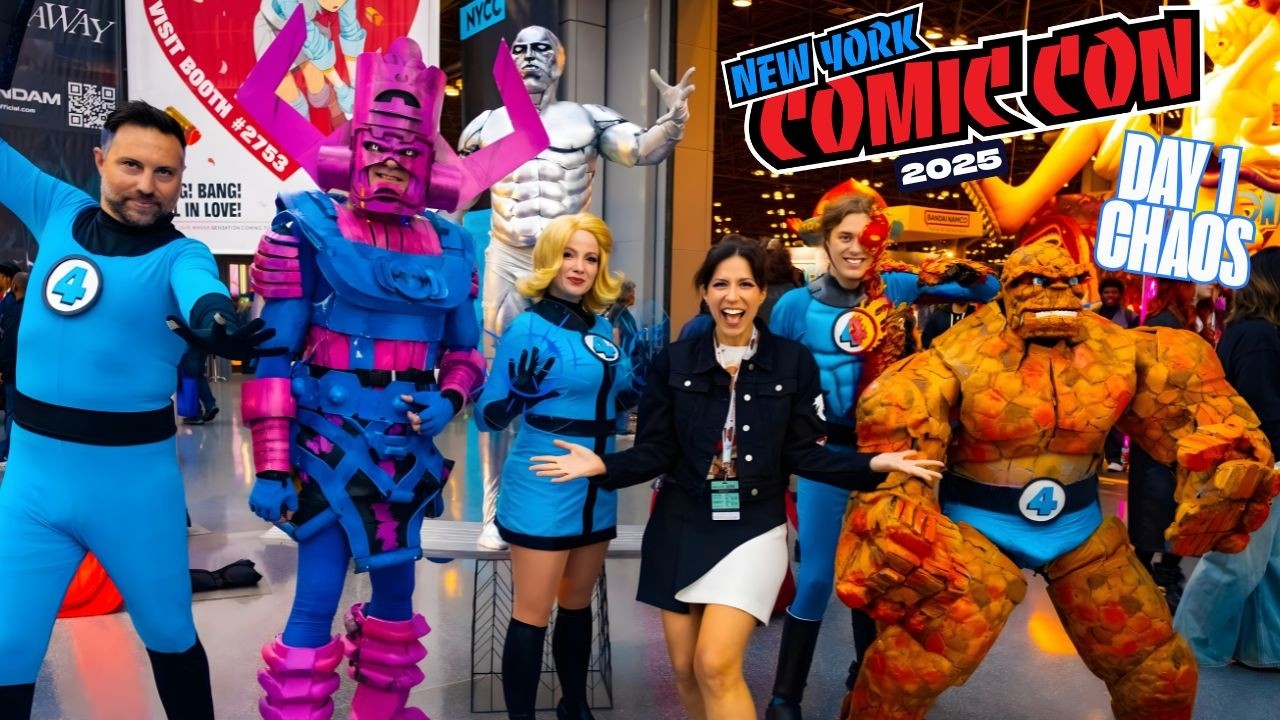 NEW YORK COMIC CON 2025 – Мой первый день в NYCC! Панели, эксклюзивы и хаос