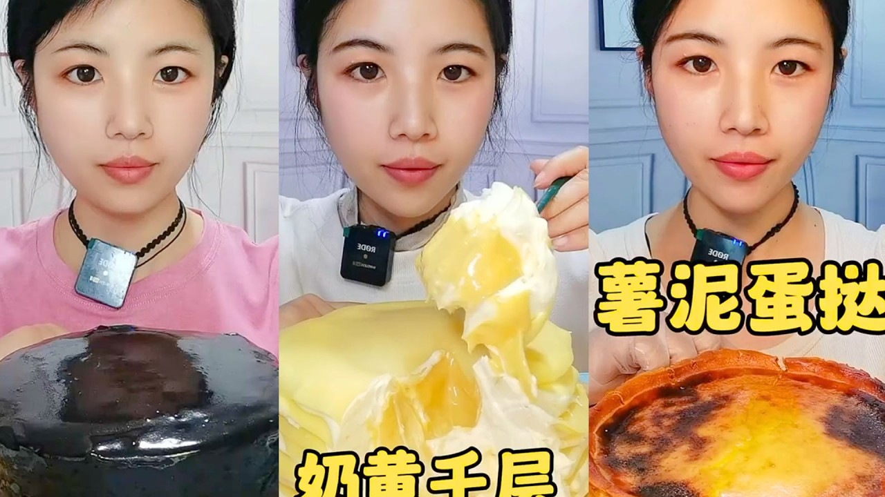 Homemade Cake and Brownie Eating Show | Calm Dessert Mukbang #143