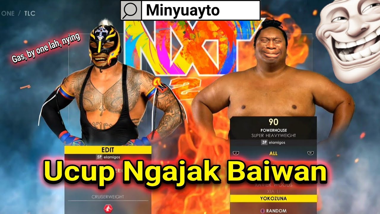 Ucup Ngajak By One Smack Down | WWE 2K22 Indonesia