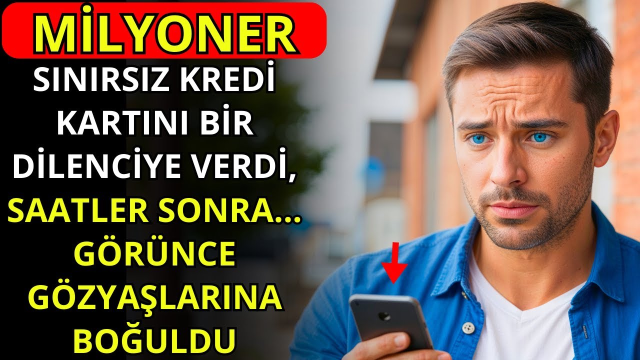 BİR MİLYONER, SINIRSIZ KREDİ KARTINI EVSİZ BİR KADINA VERDİ, SAATLER SONRA GÖZYAŞLARINA BOĞULDU...