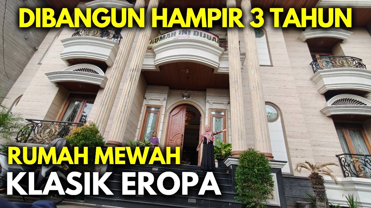 RUMAH MEWAH KLASIK EROPA di BANDUNG | Full Furnish, Super Megah & Lokasi Strategis