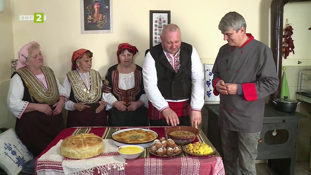 Щафкано, попарник с царевично брашно и кокоша чорба за жътва в с. Пещера, Край селската печка, 25.5.