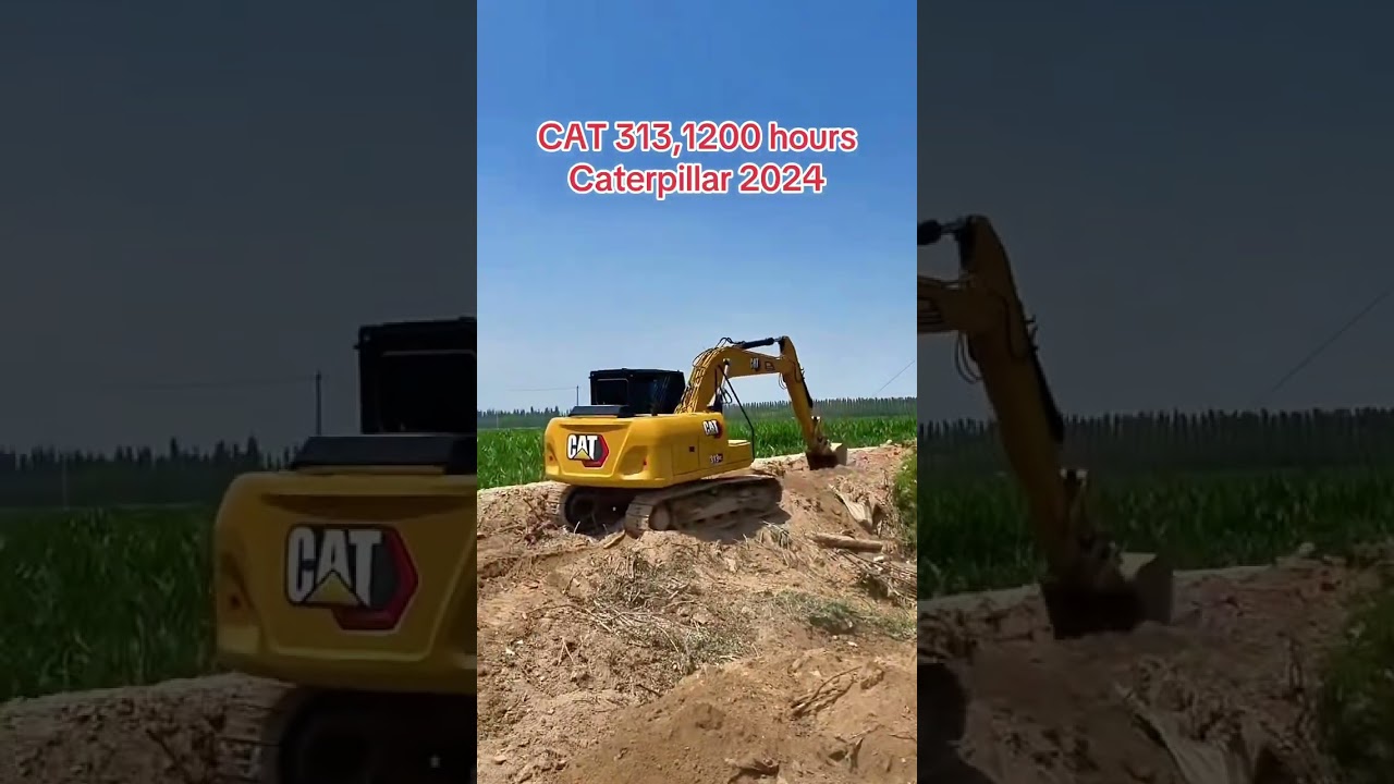 CAT 313 GC,1200 hours,Caterpillar 2024 #cat #caterpillar #excavator #usedexcavator #usedmachinery