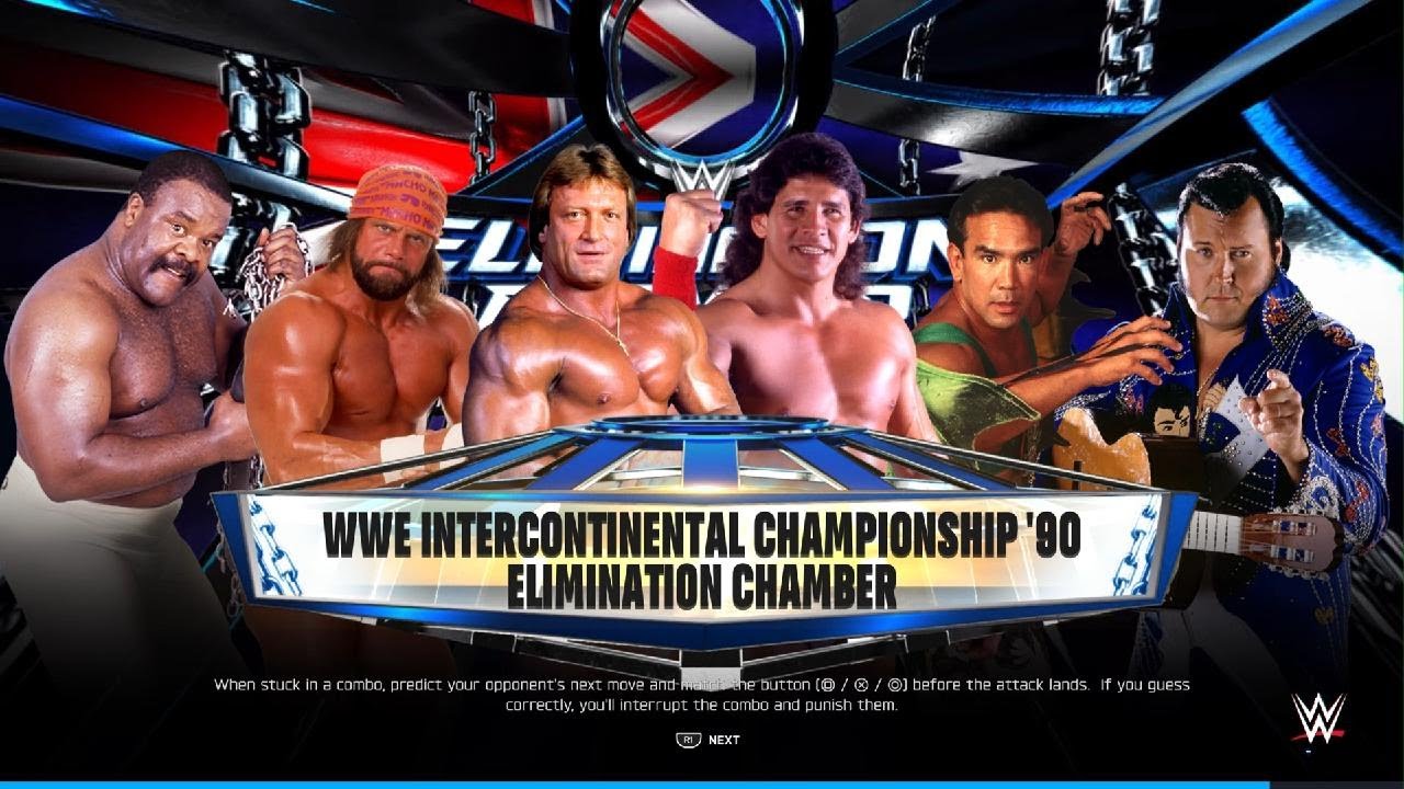 WWE 2K25 Tito Santana vs Paul Orndoff vs Randy Savage vs Ricky Steamboat vs Junk Yard Dog vs Honky