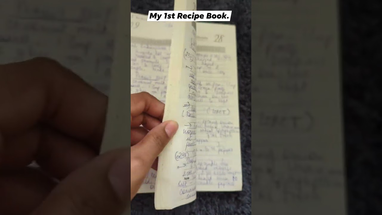 I know it's old school but I love my recipe books. #recipebook