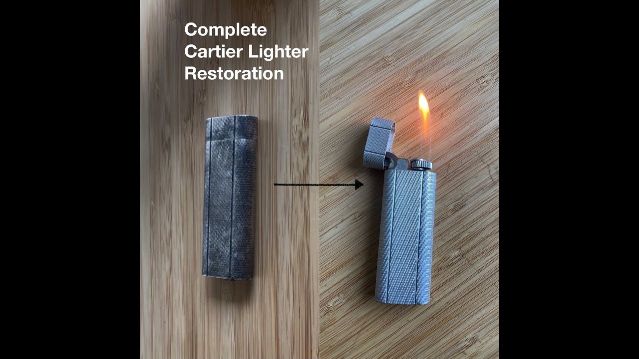 Bargain Luxury Lighter SPECIAL - Cartier Lighter Restoration