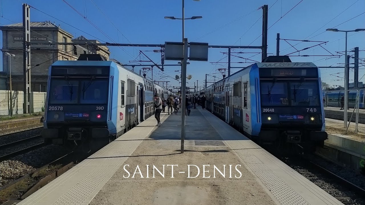 TGV, E300, Thalys et autres à la gare de Saint-Denis (93)