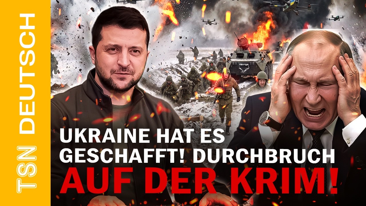 SCHAU, WAS DIE UKRAINE AUF DER KRIM GETAN HAT! UNGLAUBLICHE OPERATION — RUSSEN FLIEHEN IN PANIK!