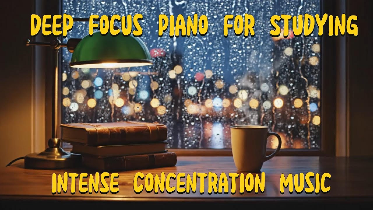 Relaxing Piano Music for Studying & Reading | Deep Focus Piano Instrumental