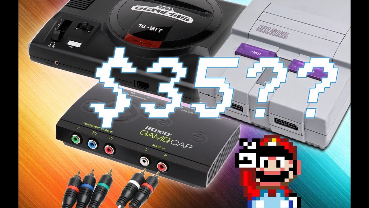 Roxio Gamecap & HD Retrovision SNES + Genesis Capture Test Footage and Overview