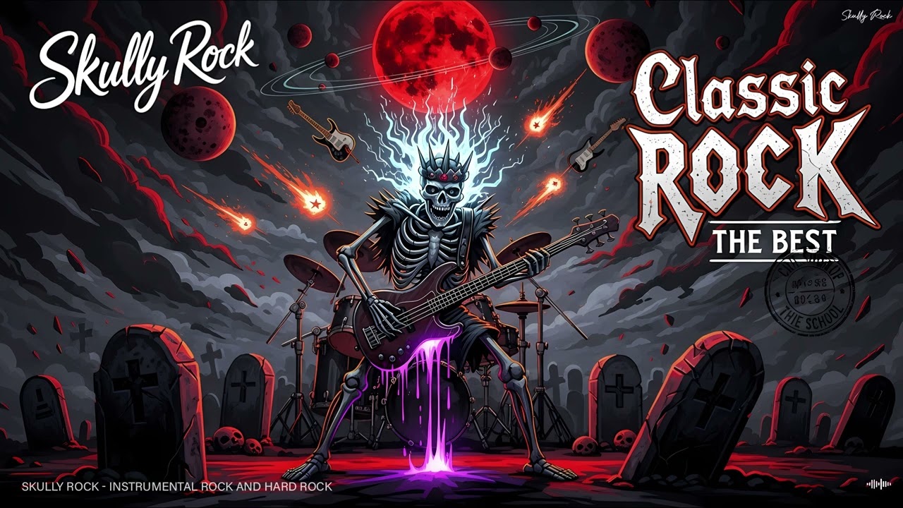 Moonlight Riffs in the Cosmic Cemetery &ndash; Classic Rock / Hard Rock Instrumental