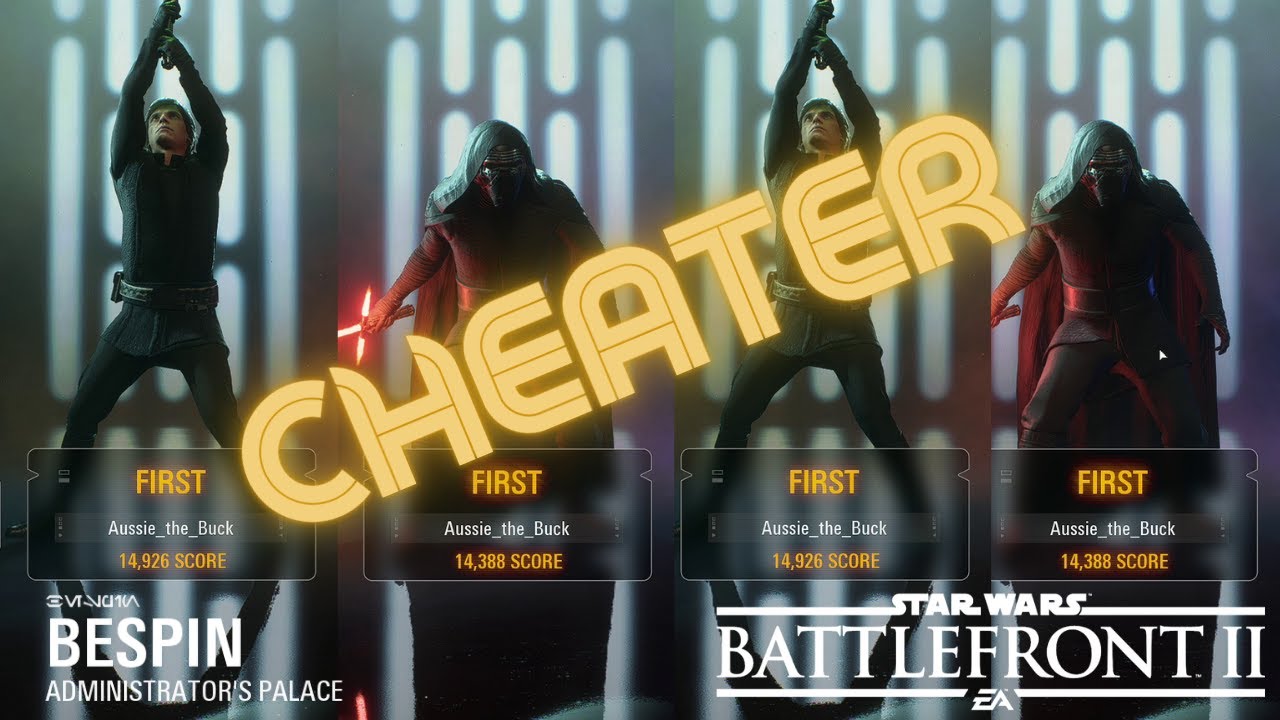 Star Wars Battlefront 2 - Heroes vs Villains | Toxic Cheater On Bespin