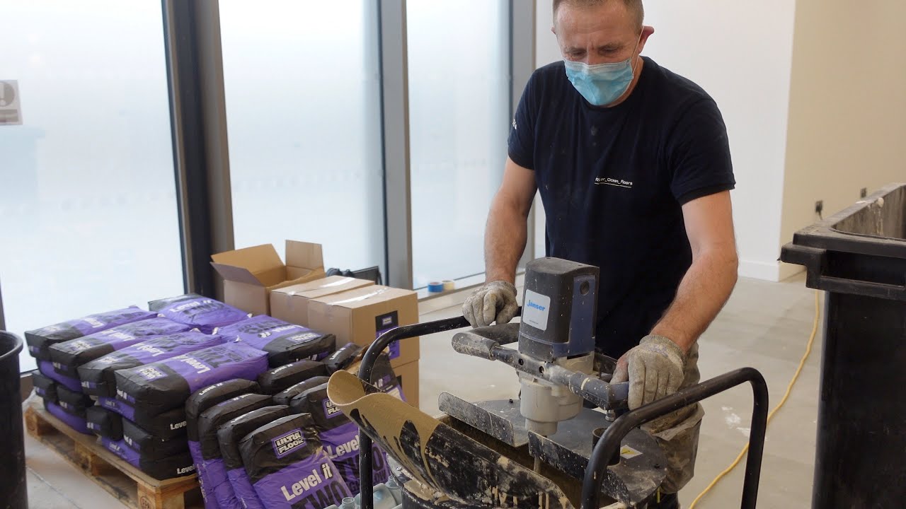 Latex installation process from scratch using Instarmac levelling compounds