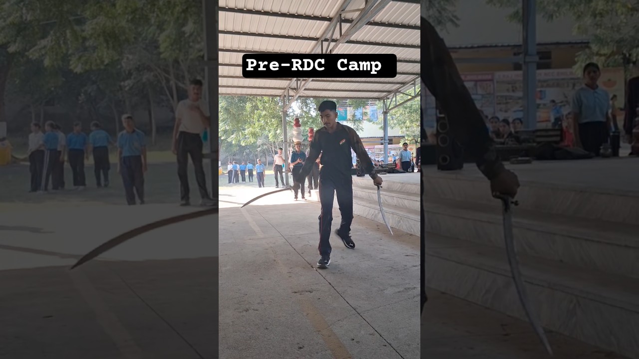 Pre-RDC Camp | NCC Cadets Sword Drill Practice | RDC 2025 Training Highlights