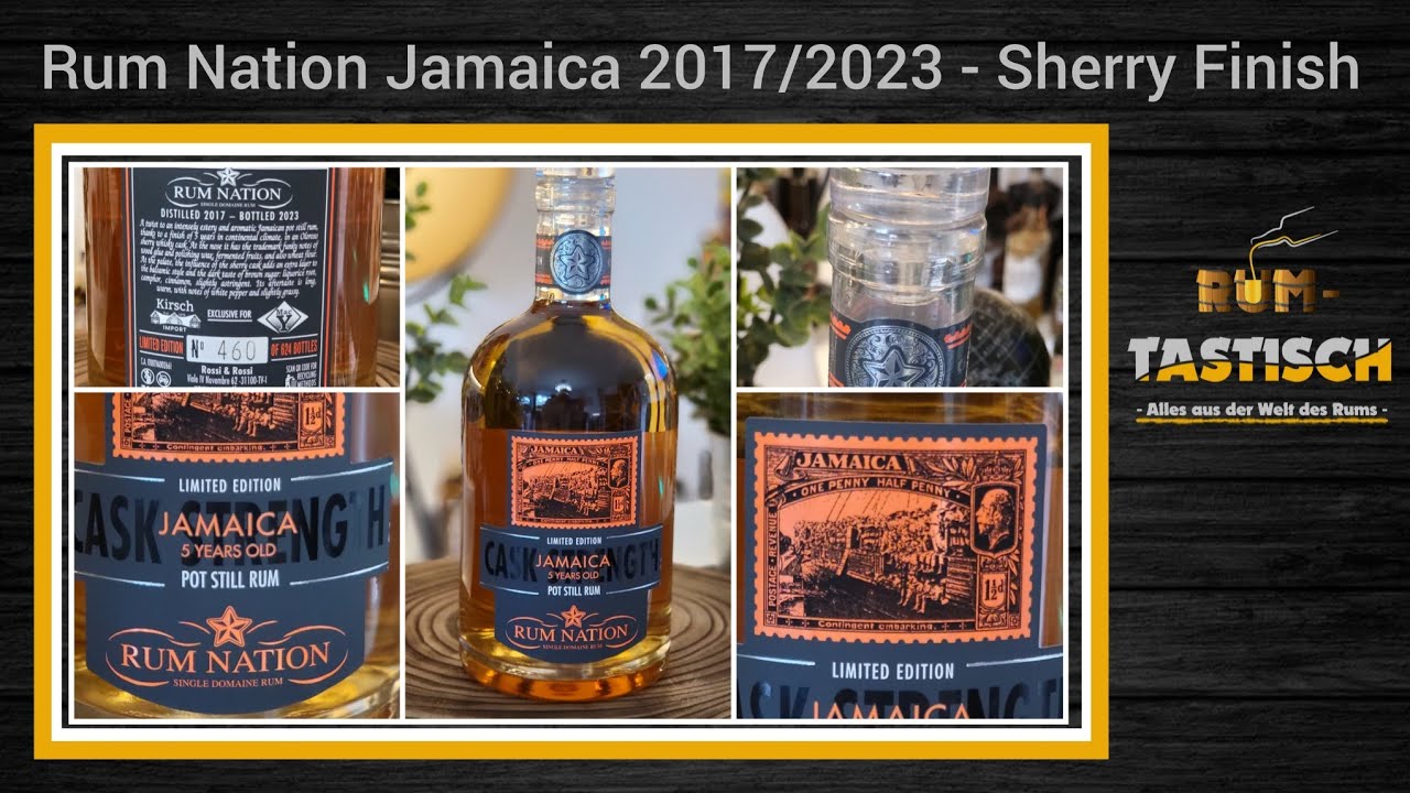 Rum Nation Jamaica 2017/2023 - 57.84% Vol. 🥃 Jamaica meets Sherry Finish