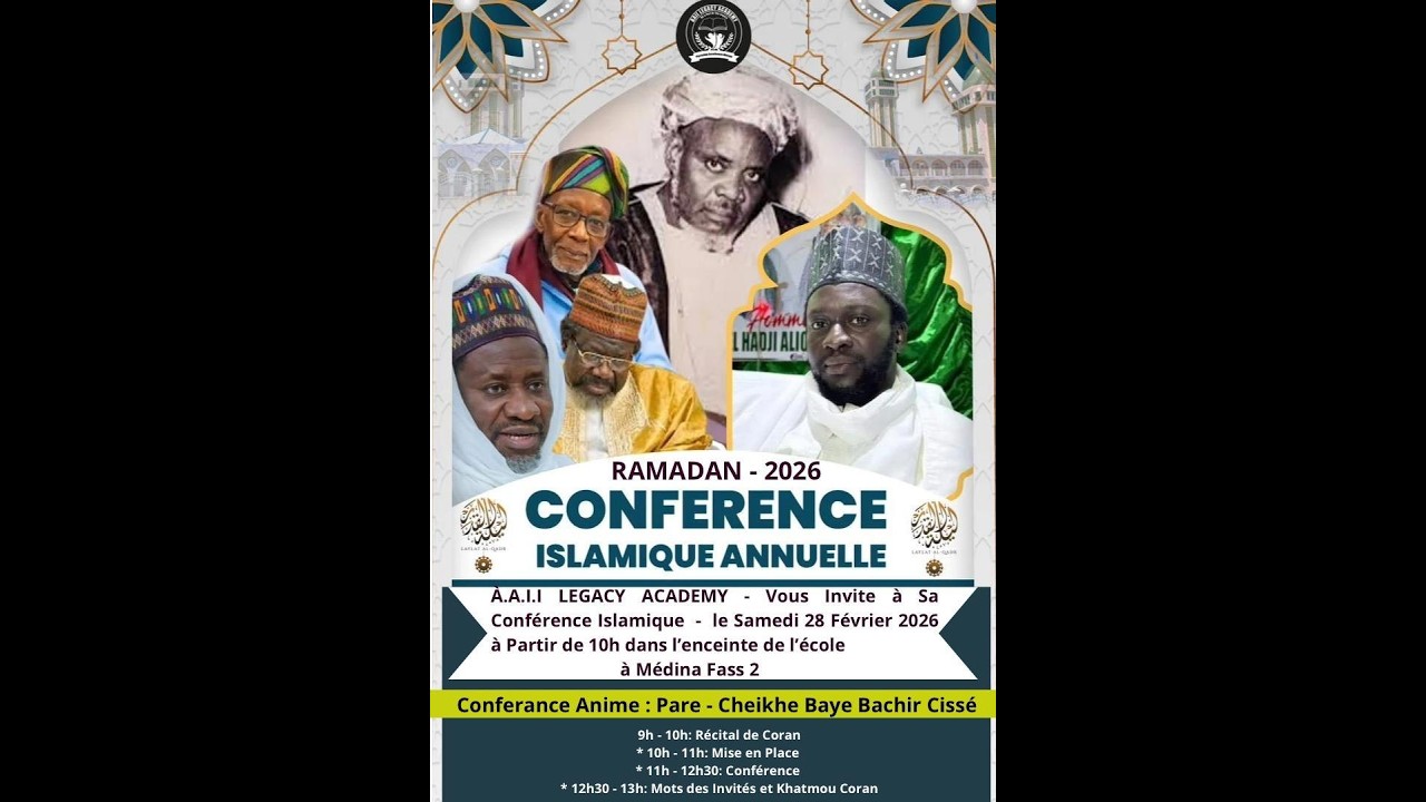 📍[Direct] Conférence Islamique Annuelle Institut Afro-American Legacy Academie | Ramadan2026 #BUMTV