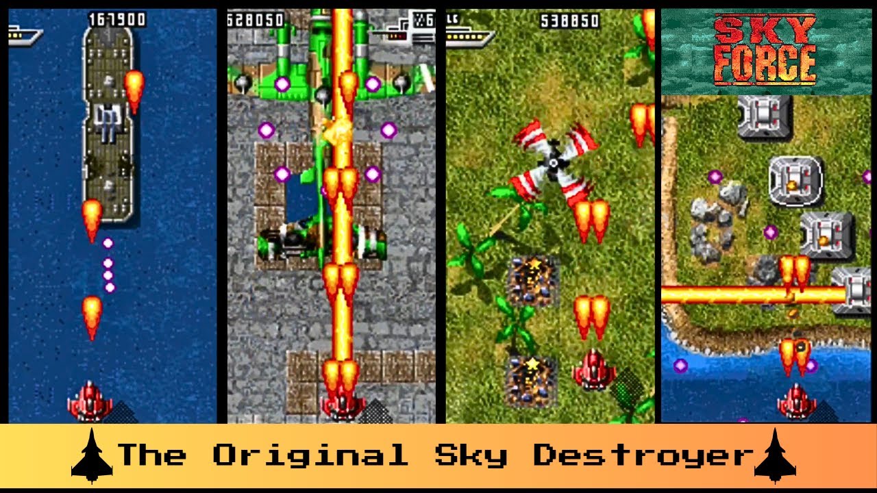 Sky Force ✈️ | Java Game | Full Cinematic Walkthrough