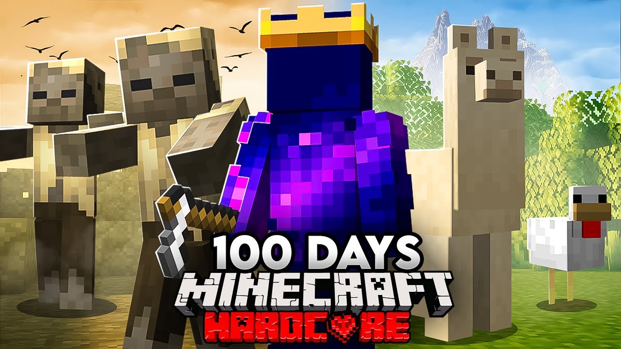 I Survived 100 Days in Reclamation in Hardcore Minecraft