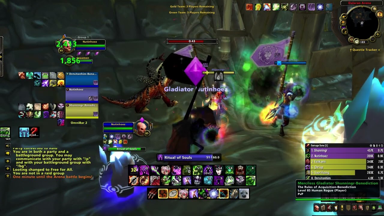 Cataclysm Classic Affliction Warlock PvP - Season 11