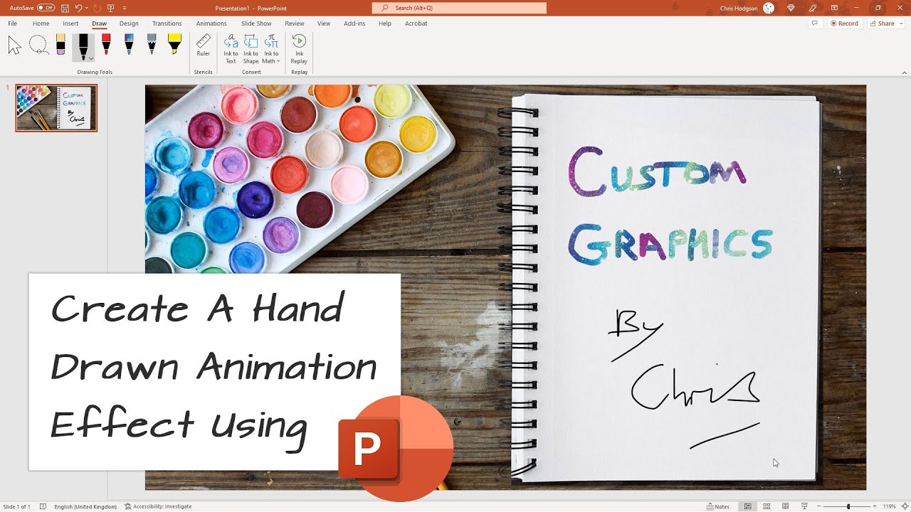 Create A Hand-Drawn Animation Effect Using PowerPoint