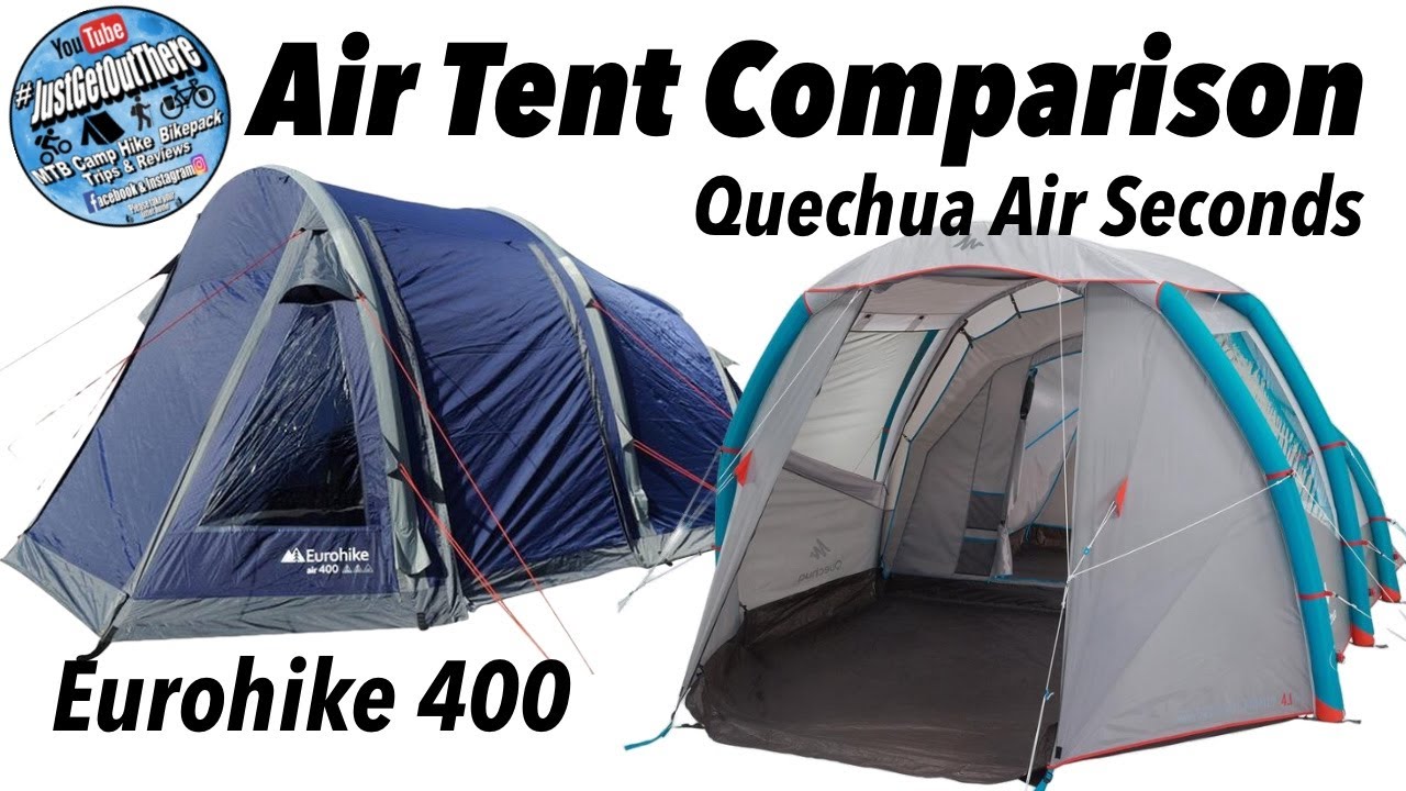 Сравнение палаток Air Tent — Eurohike 400 и Quechua Air Seconds