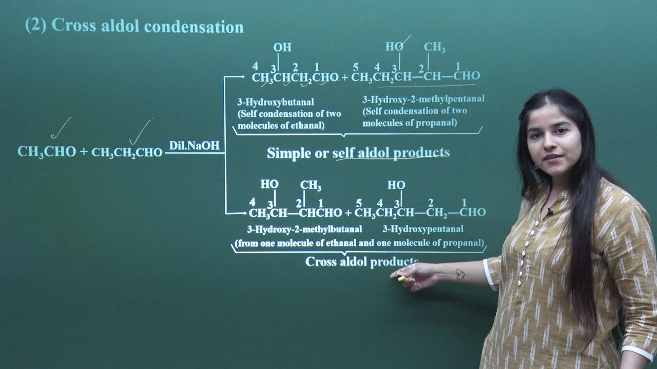 NEET Chemistry | Aldol Condensation | Important Formulas | In English | Misostudy