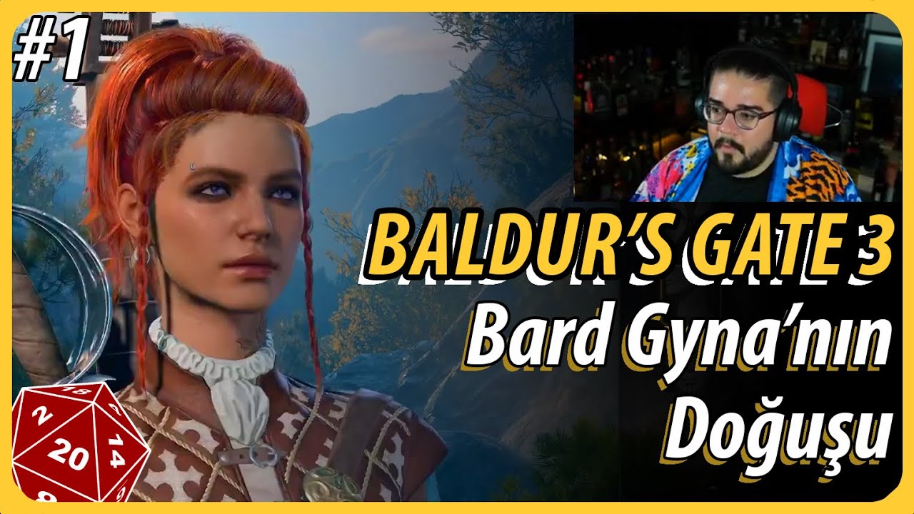Kızılbaş Gyna | Baldur's Gate 3 - Human Bard / Ozan | Can Sungur Eğlenceli Anlar 01