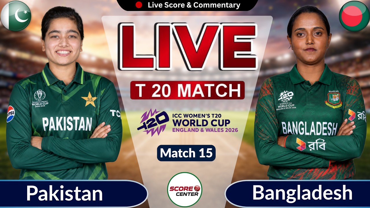 Pakistan vs Bangladesh 15th T20 Live Match Today | PAK-W vs BAN-W Live Score & Commentary