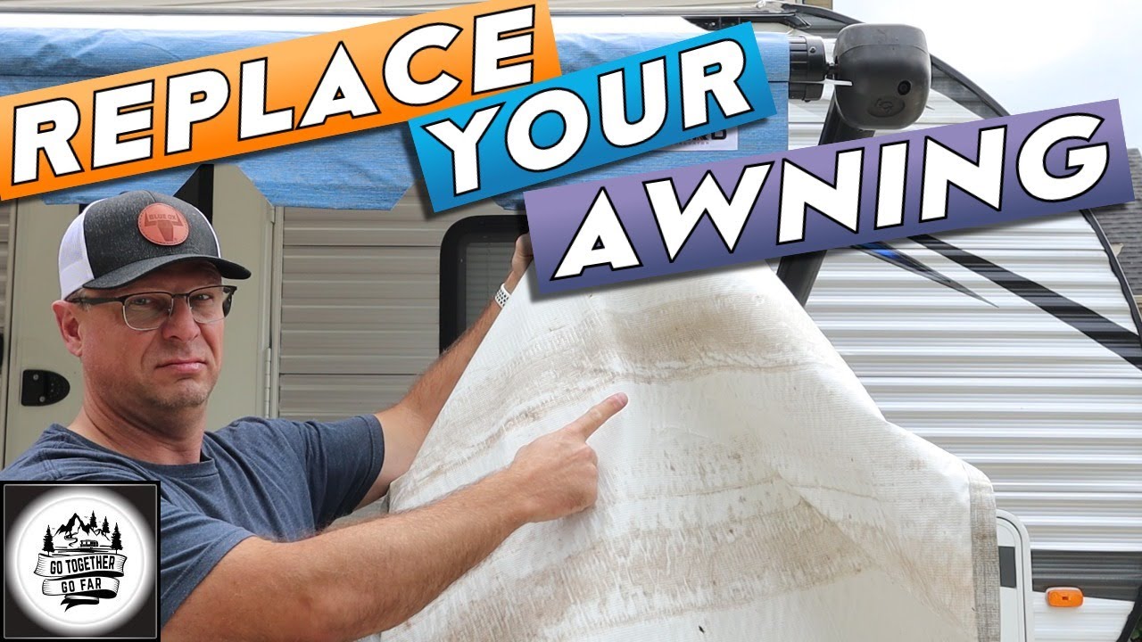 How To Replace RV Awning Fabric With KING BIRD RV Awnings | DIY #kingbird