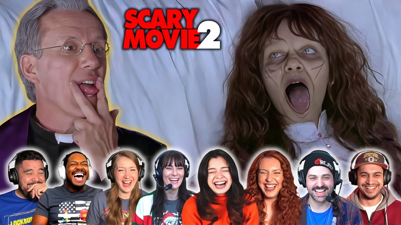 BEST Reaction to ''Funniest Exorcist Scene'' in SCARY MOVIE 2 (2001)