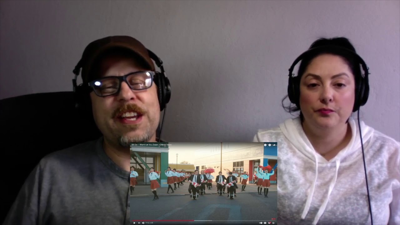 OK Go!|| I Won't Let You Down Reaction Pure Artists