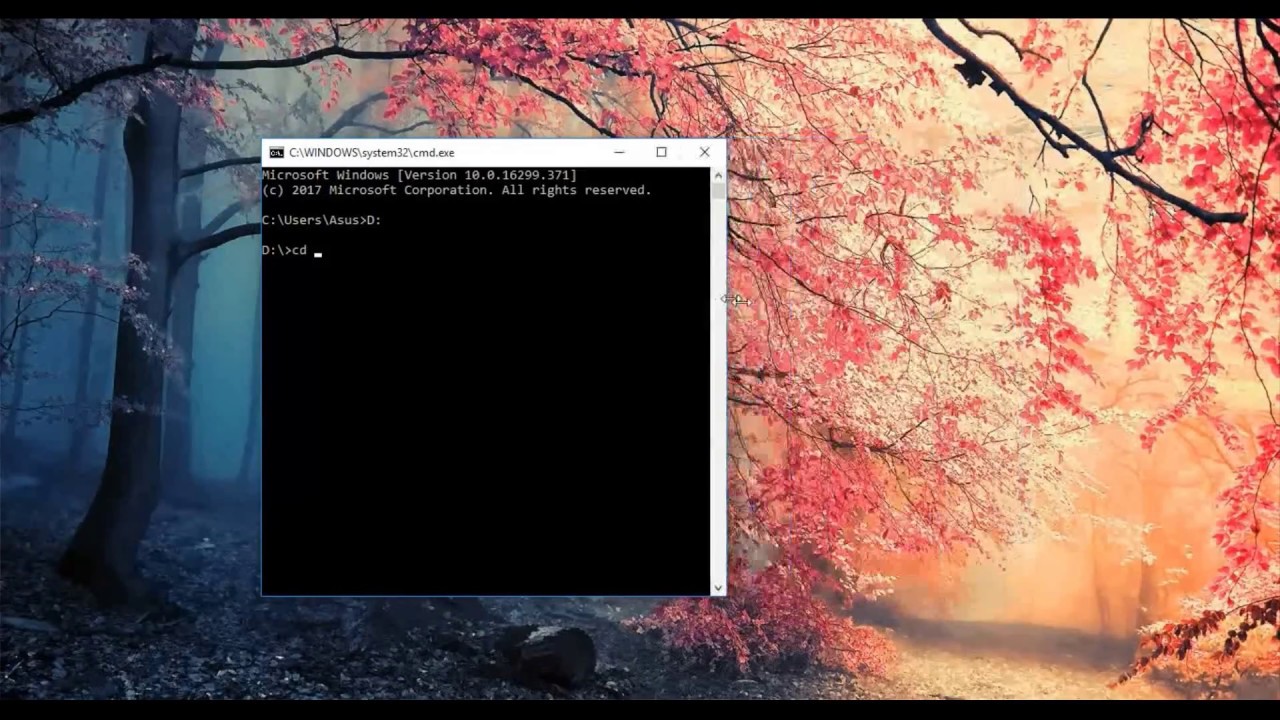 CMD #2 change drive directory