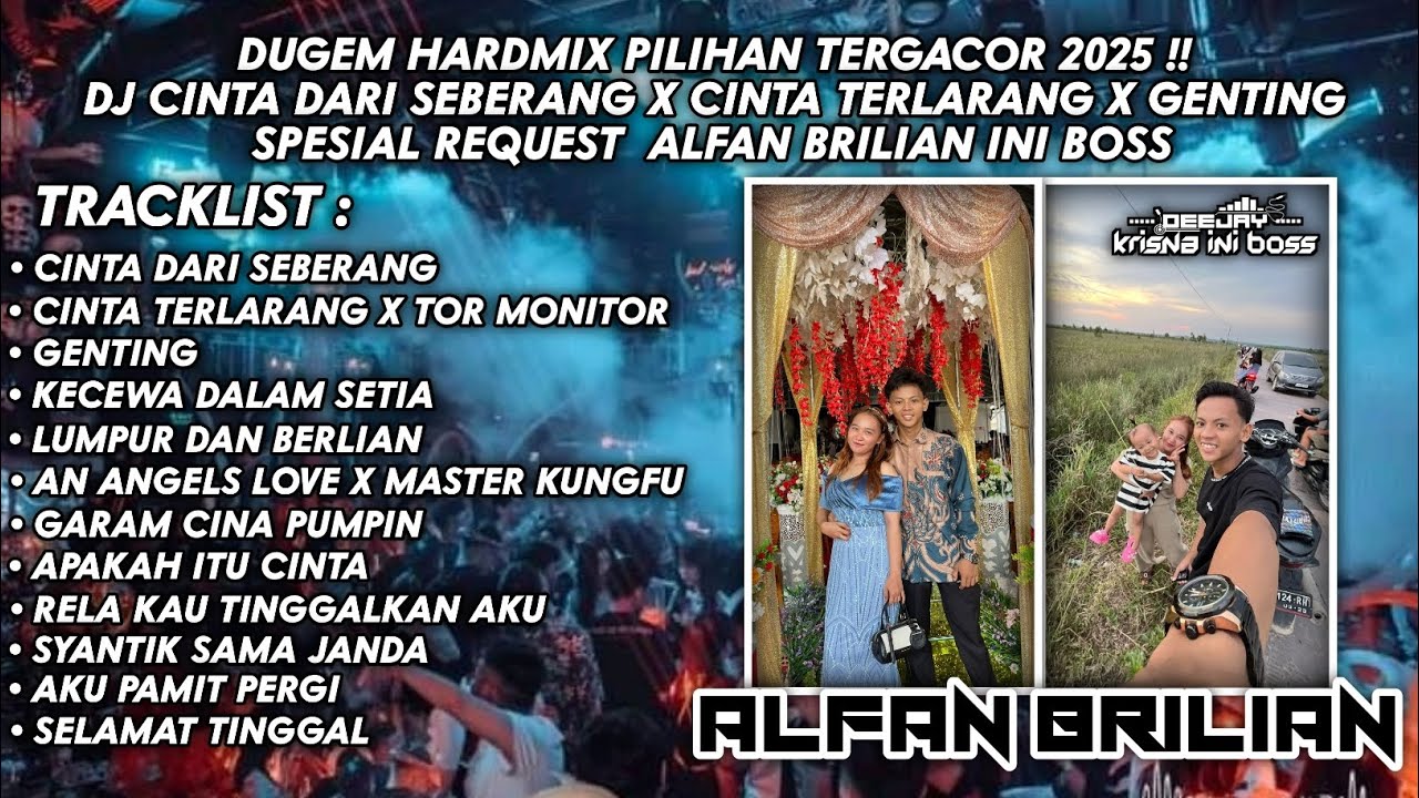DUGEM FUNKOT FULL BASS PILIHAN TERGACOR 2025‼️DJ CINTA DARI SEBERANG X CINTA TERLARANG X GENTING