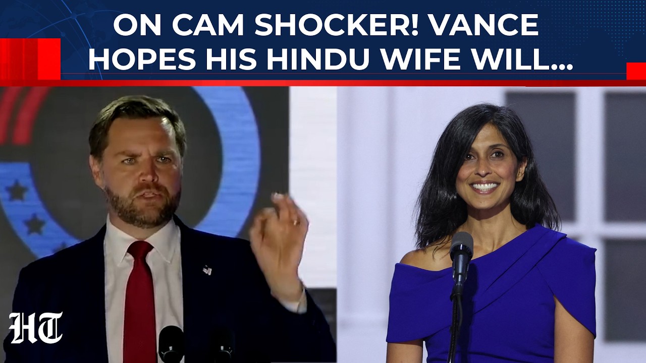 Vance Stuns Crowd, Says He Hopes His Hindu Wife Usha Vance Will 'Eventually’ Embrace Christianity