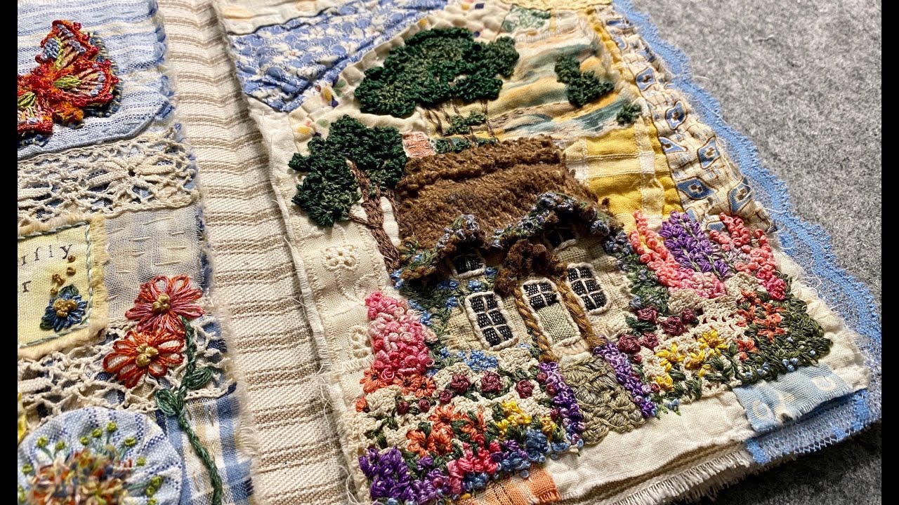 #roxysjournalofstitchery:  Pt. 4 APRIL page finished....maybe...