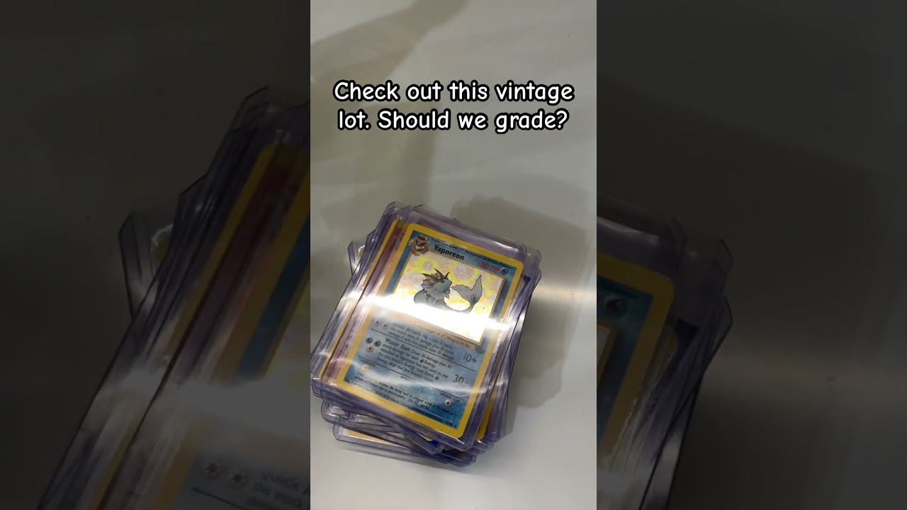 Yo chat should we grade this lot? #pokemon #chat