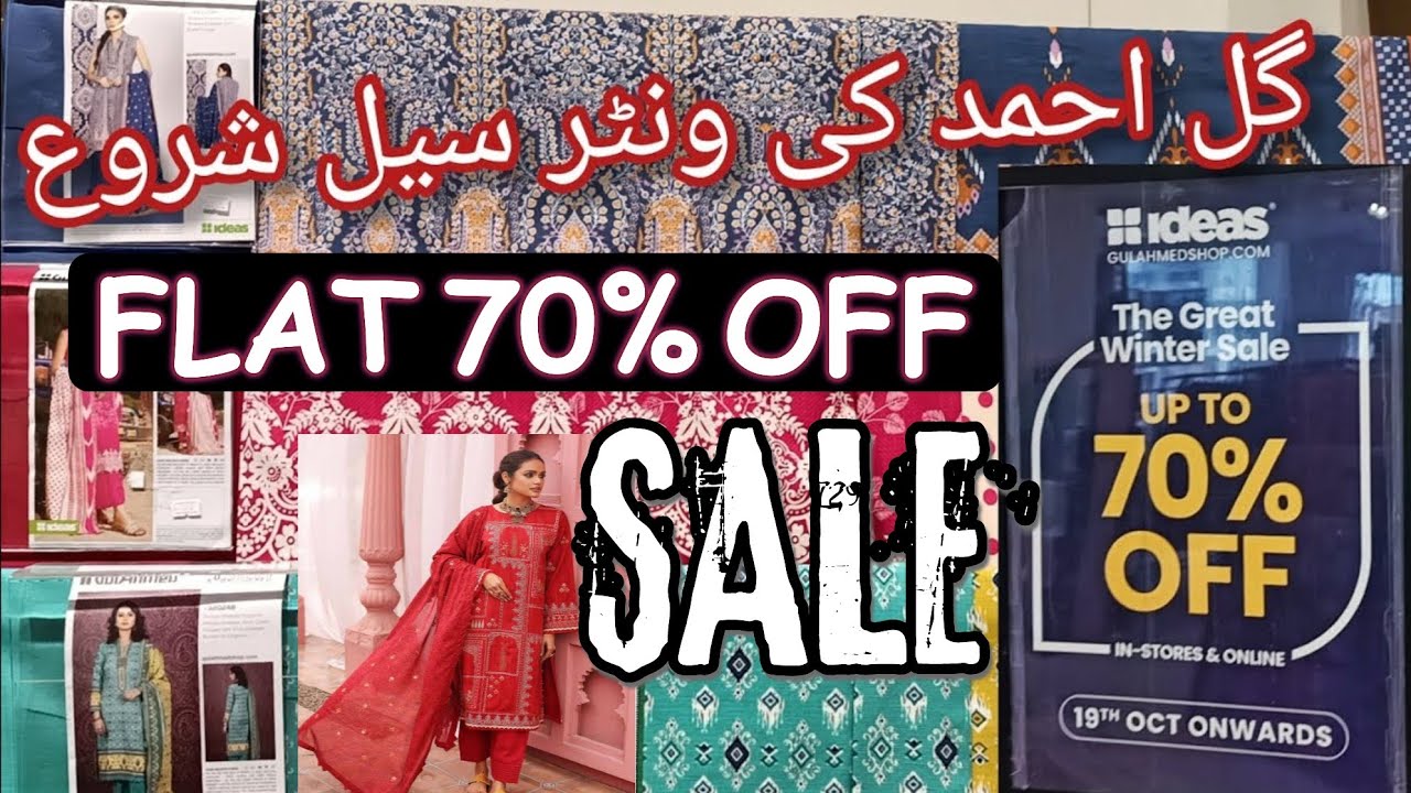 Gul Ahmed 70% OFF Great Winter Sale 2023