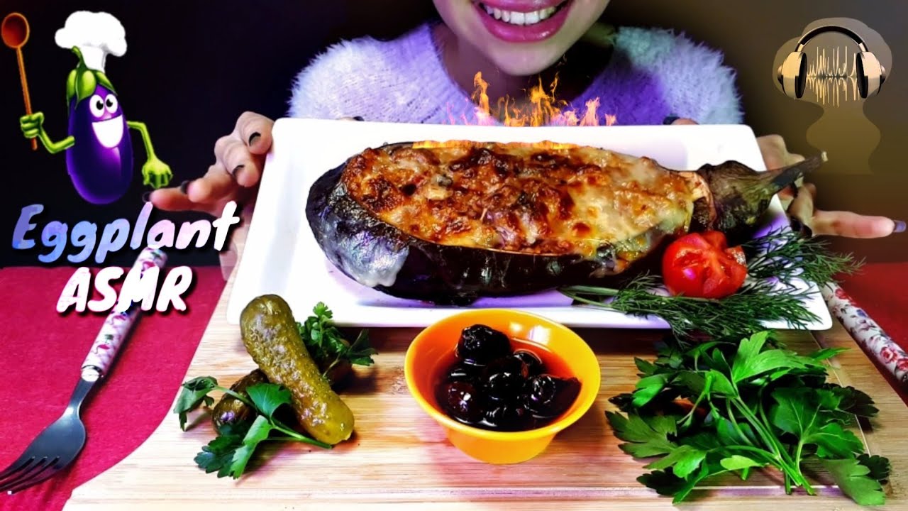 تحدي الباذنجان العملاقه/cheesy Biggest EGGPLANT stuffed meat&cheese