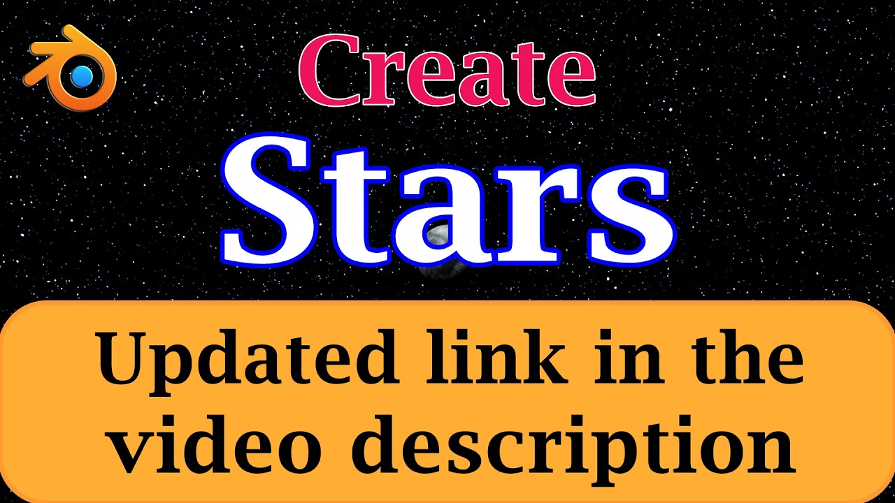 Создаём звёзды за 2 минуты в Blender | Ночное небо и звёздное поле | Простой и грязный метод | Bl...