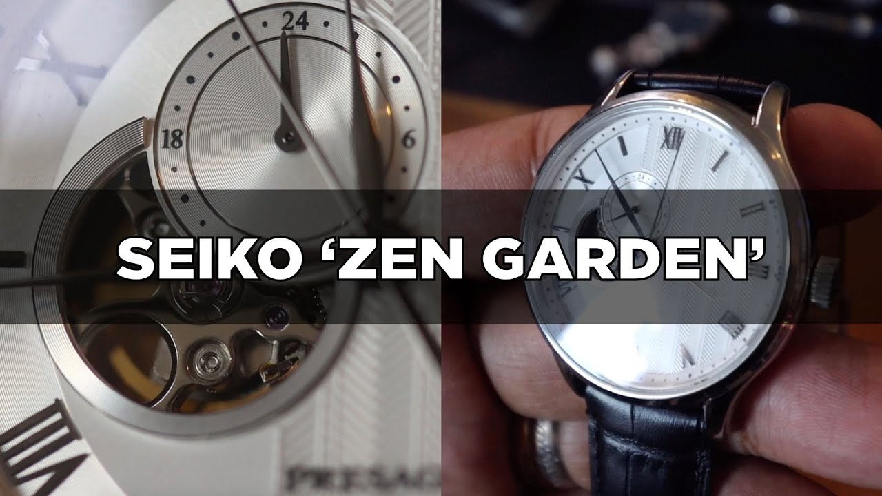 Абсолютно потрясающие часы Seiko Presage 'Zen Garden' с открытым сердечником!
