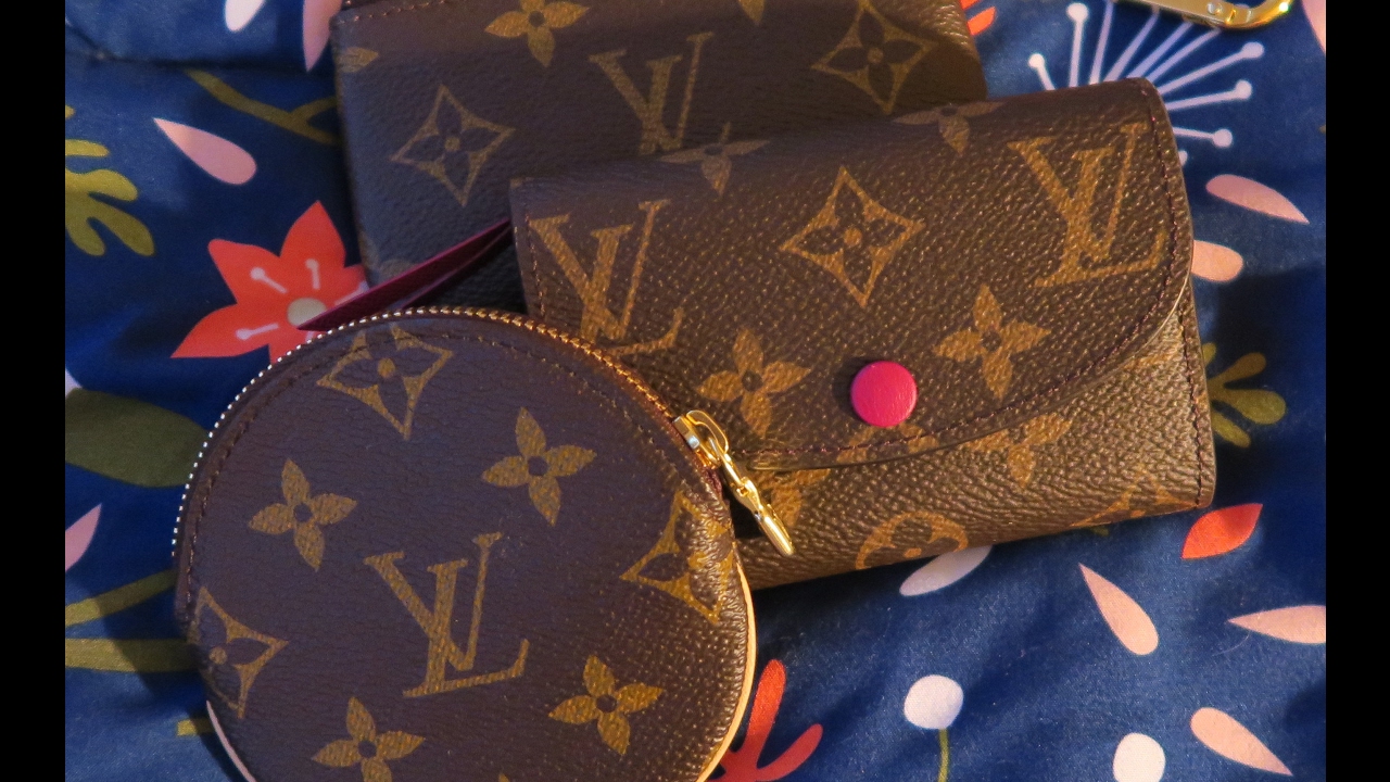 LOUIS VUITTON ROUND COIN PURSE, ROSALIE COIN PURSE & KEY POUCH COMPARISON