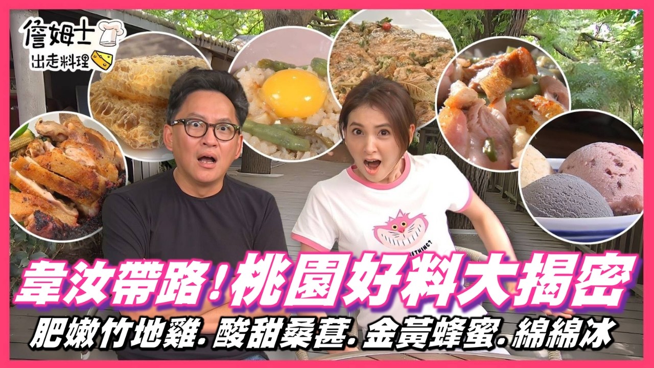 📌精選｜EP 171 桃園人才知的美味！星級食材「竹地雞」養成祕密？韋汝帶路闖神祕雞場，牠竟天天吃橄欖油？桑樹全身是寶，煎蛋、燉湯、榨汁通通行！不穿防護衣採蜂巢蜜超刺激！老詹「桑葚蜜汁雞排」酸甜開胃！
