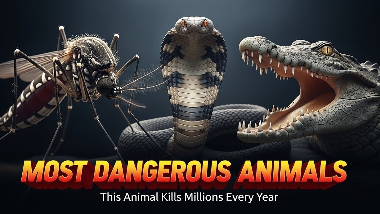Top 5 Most Dangerous Animals in the World | This Animal Kills Millions Every Year #youtubeshorts