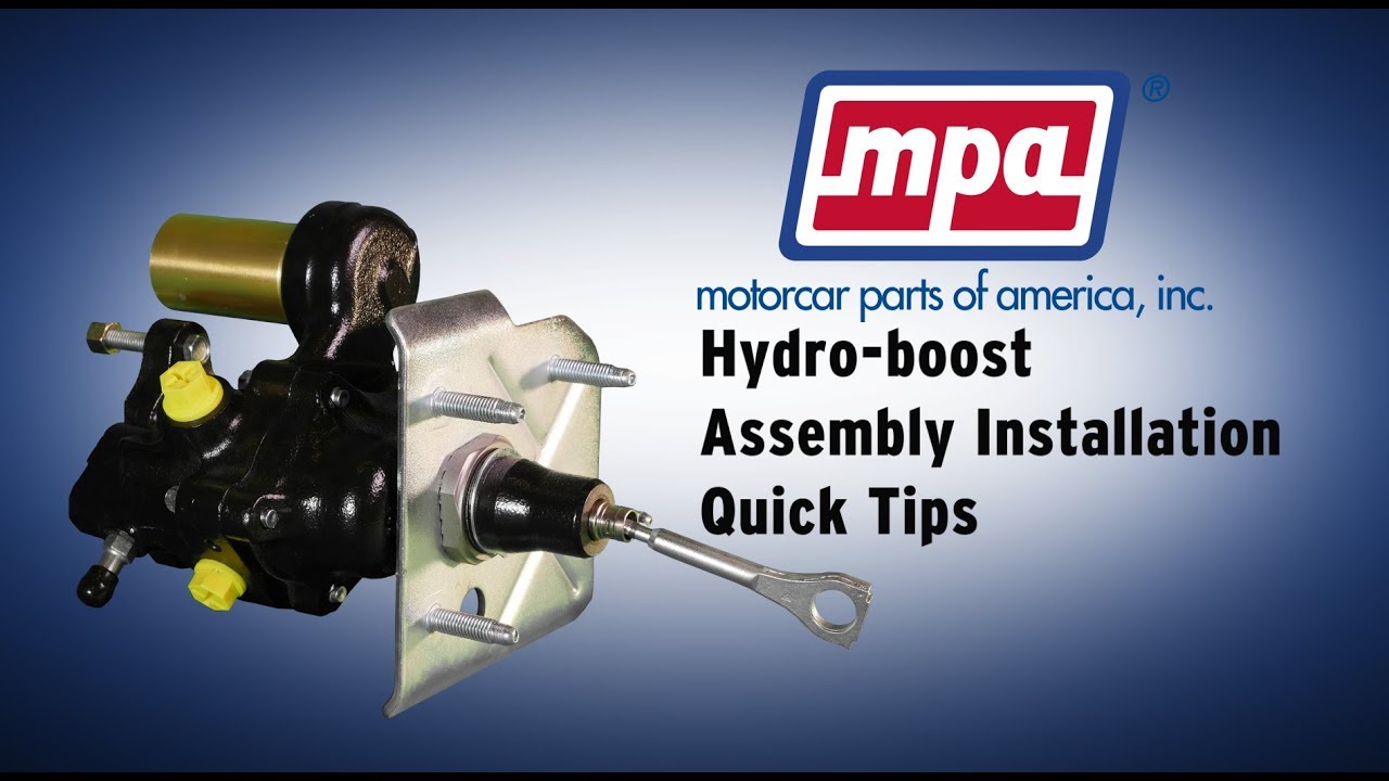 Hydro-boost Assembly Installation Quick Tips