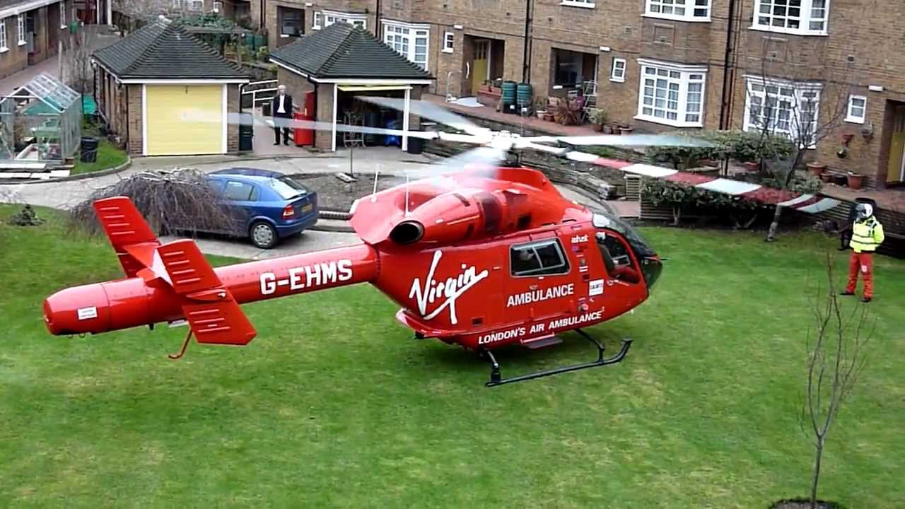 London Air Ambulance Take off